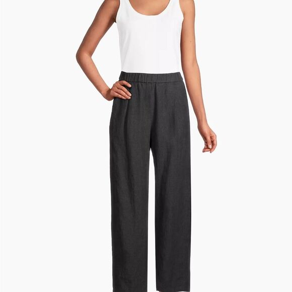 Eileen Fisher scoop neck tank White‎ XS/TP NWT in packaging - Picture 3 of 8